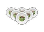 Schale VILLEROY & BOCH "Salatschale Heirat Design Naif ø 20 cm 6er Set bunt", bunt, Schüsseln, Schale