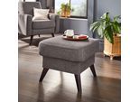 Hocker EXXPO - SOFA FASHION "Samso", grau (grau melange), B:57cm H:47cm T:57cm, Hocker, Hocker