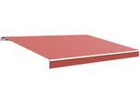 Gelenkarmmarkise WISMAR "Classic", rot (rostrot), B:450cm H:25cm, Polyacryl, Markisen, Gelenkarmmarkise