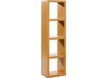 Regalwürfel HEINE HOME, braun (buchefarben), B:39,5cm H:147cm T:29,5cm, MDF, Regale, Regalwürfel