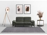 2,5-Sitzer SIT & MORE "Cabana", grün (olive), B:211cm H:84cm T:123cm, 95% Polyester, 5% Polyamid, Sofas, 2 5-Sitzer, Breite 211 cm, mit oder ohne Sitztiefen-, und Kopfteilfunktion
