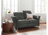 2-Sitzer SIT & MORE "Darwin", blau (antrazith), B:159cm T:96cm, Sofas, 2-Sitzer, inklusive Federkern, wahlweise mit Kopfteilverstellung