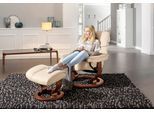Relaxsessel STRESSLESS "Ruby", beige (cream batick), B:79cm H:98cm T:76cm, Leder BATICK: BATICK ist ein leicht korrigiertes, durchgefärbtes und genarbtes Möbelleder, bei dem die meisten Unebenheiten und Spuren in der Regel entfernt wurden.;Leder PALOMA: PALOMA ist ein durchgefärbtes Semianilin-Möbelleder mit natürlicher Narbung., Sessel, Relaxsessel, mit Classic Base, Größe M, Gestell Eiche, Wenge