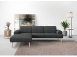 Ecksofa HOME AFFAIRE "Swift Scandic Design, Federkern für hohen Sitzkomfort, L-Form", grau (anthrazit), B:292cm H:83cm T:176cm, 100% Polyester, Sofas, Ecksofa, Federkern-Polsterung, B/T/H: 292/83/176 cm