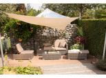 Gartenlounge-Set GARDEN PLEASURE "Alcudia", grau (hellgrau), Sitzmöbel-Sets, Gartenlounge-Set