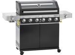 Gasgrill RÖSLE "BBQ-Station VIDERO, 25527", schwarz, B:157cm H:117,5cm T:57cm, Grills, Gasgrill, G6-S Schwarz, 6 Brenner, extra Primezone/Seitenbrenner, VARIO+