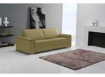 Schlafsofa EGOITALIANO "Cecilia, modern & elegant, erstklassiger Sitzkomfort, Dauerschläfer", grün (pistazie), B:234cm H:85cm T:102cm, Leder »BULL« (echtes Rindsleder). Geschliffenes, pigmentiertes und behandeltes Rindsleder mit einer Dicke von 1, 3-1, 5 mm. Dieses Leder zeigt eine ziemlich weiche Hand mit einem halb undurchsichtigen Aussehen. Es handelt sich um ein geschütztes Leder. Eine leichte