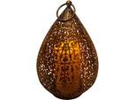 LED Gartenleuchte NÄVE "Remora", gold (goldfarben), B:18cm H:27,8cm L:18cm, Leuchten, LED Gartenleuchte, antik, Tisch- Hängeleuchte, Inn- Outdoor geeignet, Flammeneffekt