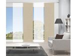 Schiebegardine VISION S "PIVE 4er SET" Gr. 1, beige (sand), B:60cm H:260cm, Polyester, Gardinen, Schiebegardine, Schiebevorhang Digidruck 4er Set PIVE