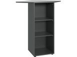 Eckregal WIMEX "Multiraumkonzept", grau (grafit), B:66cm H:98cm T:66cm, Holzwerkstoff, Regale, Eckregal, planbar und erweiterbar