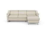 Ecksofa SIT & MORE "Freetown L-Form", beige (elfenbein), B:257cm H:84cm T:166cm, Sofas, Ecksofa, inklusive Kopfteilverstellung und komfortablem Federkern
