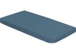 Spannbettlaken BIERBAUM "Jersey", blau (jeans), 1 Stk., Jersey, 140-160x200-220 30cm, Jersey, Obermaterial: 95% Baumwolle, 5% Elasthan, Bettlaken, Spannbettlaken, 95 % Baumwolle und 5 % Elasthan für optimale Weichheit und Dehnbarkeit