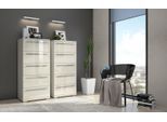 Schubkastenkommode OTTO HOME "Piano, mit 4 oder 5 Schubladen, FSC-zertifizierter Holzwerkstoff", beige (beige hochglanz), B:60cm H:135cm T:45cm, Holzwerkstoff, Sideboards, Schubkastenkommode, UV lackiert hochglänzend,Soft-Close Funktion, in 2 Breiten und 2 Höhen