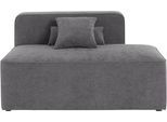 Recamiere HOME AFFAIRE "Sundstrup", grau (anthrazit), B:140cm H:76,5cm T:93cm, 100% Polyester, Sofas, Recamiere, Modulserie, individuelle Zusammenstellung
