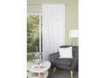 Vorhang HOME WOHNIDEEN "PILAGO" Gr. 1, weiß, B:140cm H:245cm, Wirkware, Polyester, Gardinen, Vorhang, Kombibandschal PILAGO mit Raschelspitze