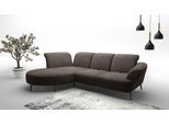 Ecksofa SIT & MORE "Dance, L-Form, inkl. Sitztiefenverstellung", grau (fango), B:313cm H:91cm T:208cm, 100%Polyester, Sofas, Ecksofa, inkl. Click&Seat, optional mit Kopfteilverstellung