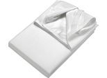 Matratzenauflage SETEX "Frottee Matratzenschutz", weiß, B:100cm L:200cm, Obermaterial: 75% Baumwolle, 25% Polyester. Unterteil: 90% Polypropylen, 10% Polyethylen, Matratzenzubehör, Matratzenauflage