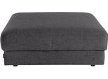 Sofa-Mittelelement HOME AFFAIRE "Bloomfield Mega Hocker in 2 Größen", braun (obsidian), B:128cm H:43cm T:133cm, 100% Polyester, Polsterelemente, Sofa-Mittelelement, passende Erweiterung zur Serie "Bloomfield", als Mittelelement passend