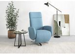 TV-Sessel SIT & MORE "Grenoble, inkl. Kopfteilverstellung", blau (hellblau), B:71cm H:110cm T:82cm, Sessel, TV-Sessel, wahlweise mit 2 Motoren, Akku & Aufstehhilfe