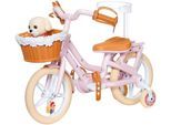 Puppen Fahrzeug BABY BORN "Fahrrad", bunt, Puppenausstattungen, Kinder, Kunststoff, Puppen Fahrzeug, mit Welpe Lucky