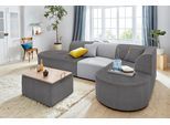 Sofa-Eckelement OTTO HOME "Alesund", grau (anthrazit), B:182cm H:84cm T:100cm, Cord (100% Polyester);Filzoptik (100% Polyester), Polsterelemente, Sofa-Eckelement, als Einzelteile oder Modulteil