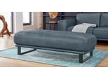 Hocker W.SCHILLIG "montanaa", blau (blau z69), B:141cm H:42cm T:61cm, Hocker, Hocker, mit Metallkufen in Schwarz pulverbeschichtet, Breite 141 cm
