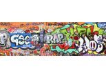 Küchenrückwand EXPRESS KÜCHEN "Graffiti", bunt, B:180cm H:55,9cm, Holzwerkstoff, Spritzschutzwände, Küchenrückwand