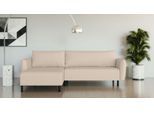 Ecksofa HOME AFFAIRE "Glandine", beige, B:233cm H:82cm T:177cm, 100% Polyester, Sofas, Ecksofa, L-Form