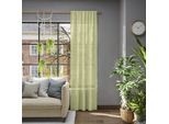 Vorhang NEUTEX FOR YOU "Libre-ECO" Gr. 1, grün, B:142cm H:245cm, Jacquard, Polyester, Gardinen, Vorhang