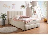 Boxbett OTTO HOME "Hartley inkl. Bettkasten und Topper, auch in Überlänge erhältlich", beige, B:152cm L:210cm, Komplettbetten, Boxbett, wahlweise mit Bonnell- oder TTFK-Matratze in H2, H3 o. H4 erhältlich