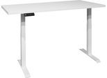 Schreibtisch MÄUSBACHER "Big System Office", weiß (weiß matt, weiß matt lack, weiß matt, weiß matt lack), B:160cm, Tische, Schreibtisch, Breite 160 cm, elektrisch höhenverstellbar