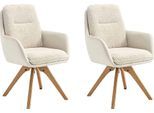 Esszimmerstuhl HOME AFFAIRE "Barcelona", beige (natur, braun, natur), H:92cm T:59cm, Metall, Stühle, Esszimmerstuhl, verschiedene Gestelle in Holz oder Metall