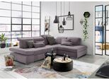 Ecksofa "SO 4100 mit komfortablen Federkern und Kopfteilverstellung", grau (grau 20), B:291cm H:80cm T:226cm, SET ONE BY MUSTERRING, Sofas, Ecksofa, wahlweise mit Bettfunktion und Sitztiefenverstellung, L-Form