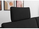 Kopfstütze SIT & MORE "Olsen", schwarz, B:50cm H:25cm T:12cm, 100% Polyester, Polsterauflagen, Kopfstütze