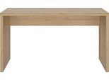 Schreibtisch GAMI "Elio", braun (kastanie natur, kastanie natur, kastanie natur), B:136cm H:75cm T:60cm, Tische, Schreibtisch, Kollektion in edles Design