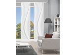 Schiebegardine VISION S "LAURINA 2er SET" Gr. 1, grau, B:60cm H:260cm, Polyester, Gardinen, Schiebegardine, Schiebevorhang Digidruck 2er Set LAURINA
