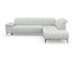 Ecksofa SIT & MORE "Cool L-Form", grau (hellgrau), B:272cm H:79cm T:220cm, Sofas, Ecksofa, wahlweise mit Kopfteilverstellung und Vorziehsitz, motorisch
