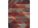 Wohndecke BIEDERLACK "Wohndecke Vibrance", rot, B:150cm L:200cm, Baumwolle, Polyacryl, Polyester, Wohndecken, Wohndecke, im modernen Design