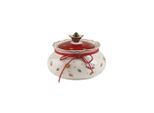 Weihnachtsfigur VILLEROY & BOCH "Dose Toy's Delight ø 13,6 cm bunt", bunt, Dekofiguren, Weihnachtsfigur