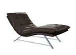 Relaxliege W.SCHILLIG "daily dreams", braun (braun z59), B:75cm H:91cm T:170cm, Longlife Xtra-Leder Z59: Glattleder mit modischer Prägung. Hautstärke 0, 9 - 1, 1 mm, Sofas, Relaxliege, in Waffelkissen-Optik, wahlweise mit Motor, Kufengestell, in 2 Breiten