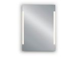 LED-Lichtspiegel MIRRORS AND MORE "Lucy", transparent (weiß, neutral), B:50cm H:70cm, Glas, Spiegel, LED-Lichtspiegel, zwei LED-Lichtstreifen, rechteckige Form