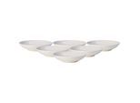 Schale VILLEROY & BOCH "Schalen For Me ø 24 cm 6er Set weiß", weiß, Schüsseln, Schale
