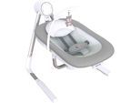 Babywippe INGENUITY "AnyWay Sway Dual-Direction Portable Swing – Ray", Baby, grau, Kunststoff, Metall, Babywippen Babywippe, mit Sound-Effekt