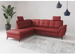 Ecksofa SIT & MORE "Zora", feuerrot, T:212cm, Sofas, Ecksofa