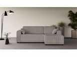 Ecksofa HOME AFFAIRE "TAMMO", grau (taupe), B:233cm H:80cm T:162cm, 100% Polyester, Sofas, Ecksofa, L-Form