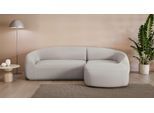 Ecksofa "YANI, L-Form, Designersofa, organische Form, Maße B/T/H: 255/170/81 cm", beige, B:255cm H:81cm T:170cm, 100% Polyester, LEGER HOME BY LENA GERCKE, Sofas, Ecksofa, L-Form, Designersofa, organische Form, Maße B/T/H: 255/170/81 cm