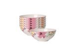 Schale VILLEROY & BOCH "Schälchen Mariefleur Basic 200 ml 6er Set bunt", bunt, L:12,9cm, Schüsseln, Schale