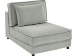XXL-Sessel "Valan", grau, B:81cm T:126cm, ATLANTIC HOME COLLECTION, Sessel, XXL-Sessel, XXL-Sitzfläche, mit Cord-Bezug, frei stellbar, mit Wellenunterfederung