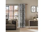 Vorhang NEUTEX FOR YOU "CASALI", grau, B:153cm H:245cm, Polyester, Gardinen, Vorhang, Allover-Muster aus zeitlosen Halbkreisen