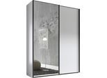 Schwebetürenschrank STAUD "Sinfonie Plus, edles Design in hochwertiger Qualität, Made in Germany", weiß, B:225cm H:222cm T:68cm, Holzwerkstoff, Schränke, Schwebetürenschrank, Mit Spiegeltüre und vier verschiedenen Ausstattungsvarianten